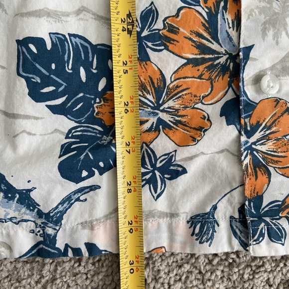 COLUMBIA PFG Mens TROLLERS BEST Floral Vented Fishing Shirt Size M - Picture 11 of 11